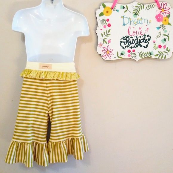 Persnickety Emerald Pine Bell Pants - Picture 2 of 3